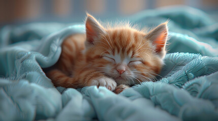kitten sleeping