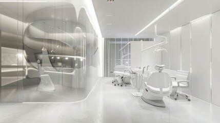 dentist modern clinic with thematic interiors
