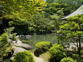 Obraz premium 滋賀県 百済寺の風景