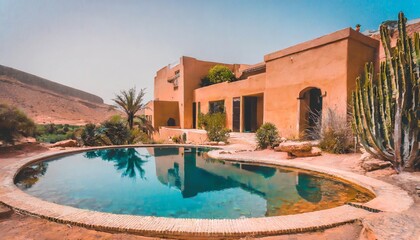 swimming pool in hotel