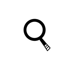 magnifying glass isolated on white