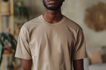 Young people in stylish t-shirts. Design a t shirt mock up for print