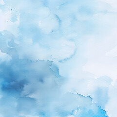 watercolor background in light blue colors