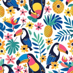 Obraz premium Tropical Pattern