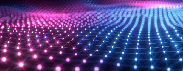 Digital backdround ideal for technological operations, neural networks, AI, data transmission and encryption, digital archives, audio and visual representations