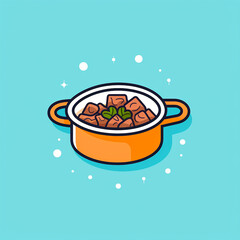 Beef_Goulash_Modern_Line_Icon_Vector_Line_Art_CuteIco