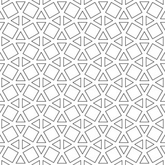 Illustration of vibrant seamless kaleidoscopic patterns