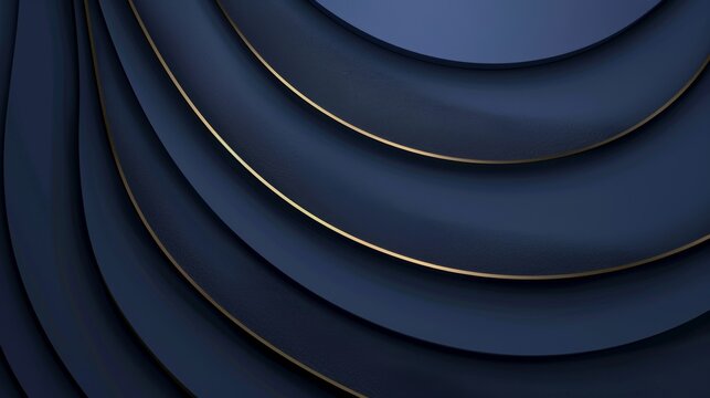 simetrical luxurious dark navy blue with overlap layer background. elegant modern background in 3d illustration vector 