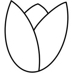 black flower line ,illustration