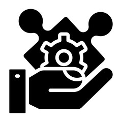 An icon design of solution

