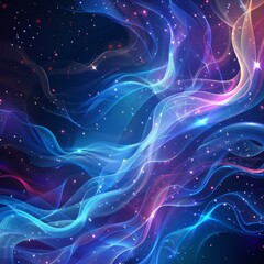 Fototapeta premium Vivid Nebula in the Cosmos