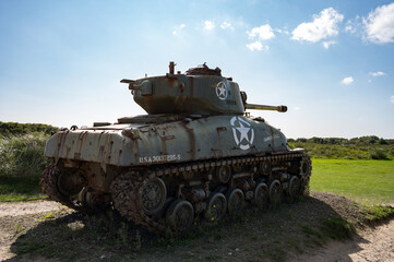 M4 Sherman M4A1(76)W HVSS medium tank with a T23 turret