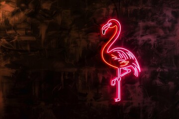 flamingo neon sign
