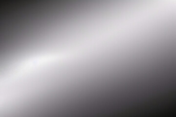 Abstrakter Hintergrund für Tapete, Muster und Etikett auf der Website. Helle silberne Metallstruktur oder glänzender metallischer Farbverlauf. Leerer weißer und grauer Hintergrund. 3D-Rendering-Design