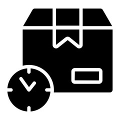 Perfect design icon of delivery time

