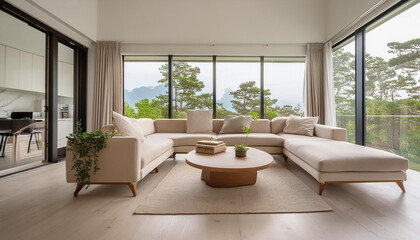 Fototapeta premium modern living room