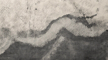 aged newspaper halftone abstract dotted background and texture