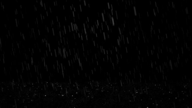 Rain loop with alpha channel