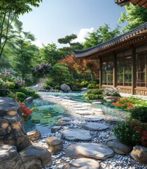 Fototapeta premium Japanese Garden