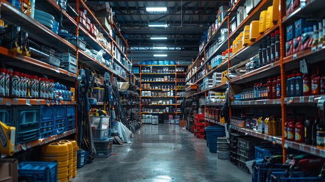 Explore a variety of hardware options at this organized shop with meticulous displays.