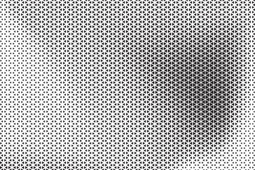 abstract triangle halftone background. triangle vector abstract geometric background. Halftone triangular retro 80s pattern. Minimal style retro dynamic wallpaper.