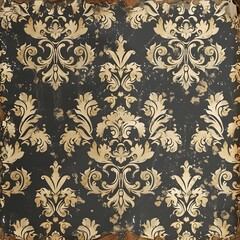 Damask floral pattern 
