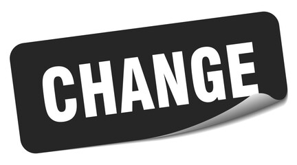 Obraz premium change sticker. change label