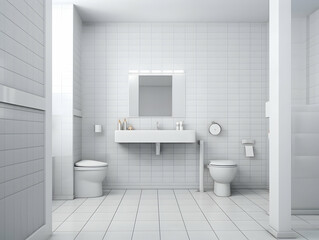 Obraz premium Bedroom and living room interior design, Stylish bedroom interior with large comfortable bed, sofa and bed and furniture design for interior, minimal interior