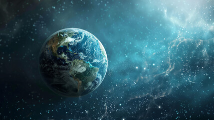 Obraz premium Earth Meteorological Early Warning