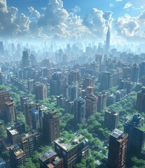 Fototapeta premium City of the Future