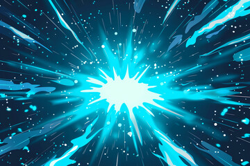 game background blast effect cartoon glow effect background