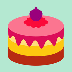 cake vector illustration