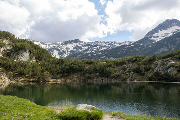 lake in the mountains