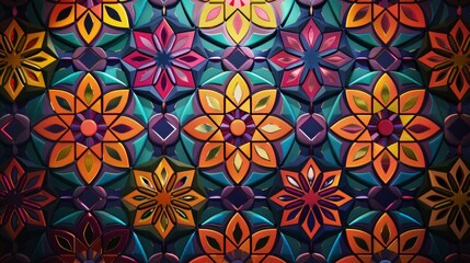 Fototapeta premium Islamic pattern background, Islamic colour