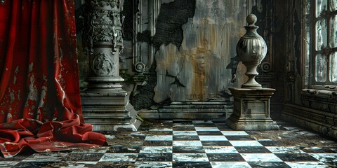 Obraz premium Gothic Architecture Interior