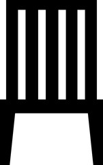 Chair icon in flat style. Chair and Seating icons silhouettes vector design template. modern soft fabric office arm chairs, isolated on transparent background, Piece of furniture for the living room,