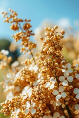 Fototapeta premium close-up of a jar of buckwheat honey. Selective focus