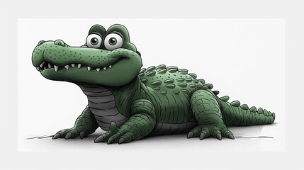 Obraz premium crocodile cartoon, animal