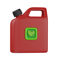 3d render  Gasoline Jar  illustration
