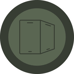 Flexible Screen Line Green Circle Icon