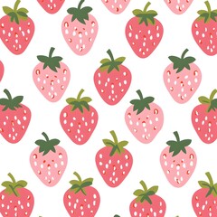 pattern with strawberries
