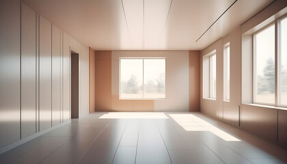 Obraz premium Photo interior modern design room 3D illustration