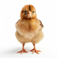 Obraz premium baby chicken isolated on white generate by AI