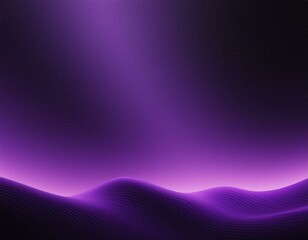 Glowing purple black grainy gradient background