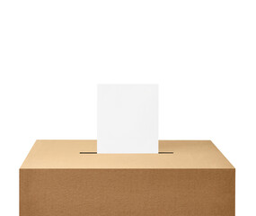 ballot box casting vote election referendum politics elect woman female democracy hand voter flying...