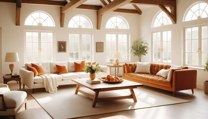 Fototapeta premium Photo interior modern design room 3D illustration