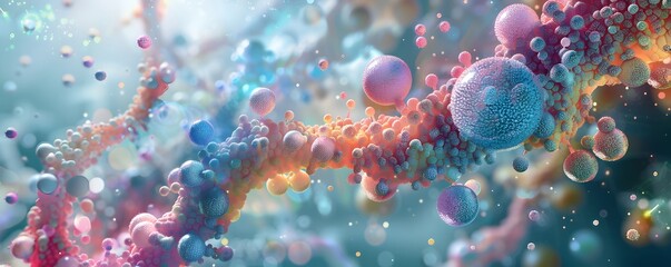 Fototapeta premium a multienzyme complex