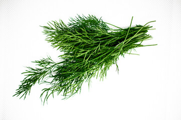 Dill is an aromatic green herb that tastes grassy with anise overtones