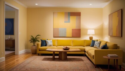 Fototapeta premium Photo interior modern design room 3D illustration