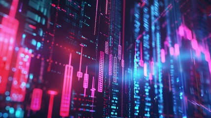 coin, banking, investment, business, illustration, currency, cyberspace, finance, futuristic, growth, horizontal, signs, virtual, wealth, color image, mining, technology, bitcoin, blockchain, bright, 